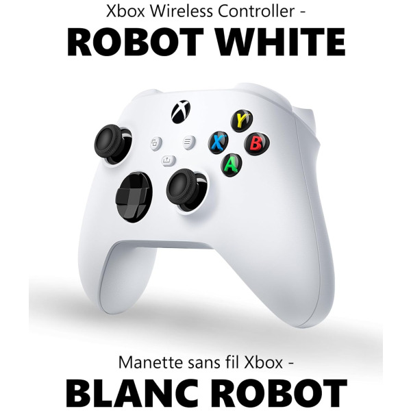 Alternative view of Xbox Series S X Robot White Wireless Controller (2026 Box) [Microsoft]