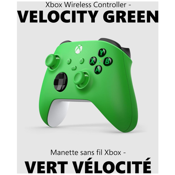 Alternative view of Xbox Series S X Velocity Green Wireless Controller (2026 Box) [Microsoft]