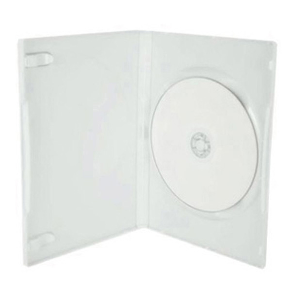 CD / DVD / Game + Instruction Single Case 14Mm White
