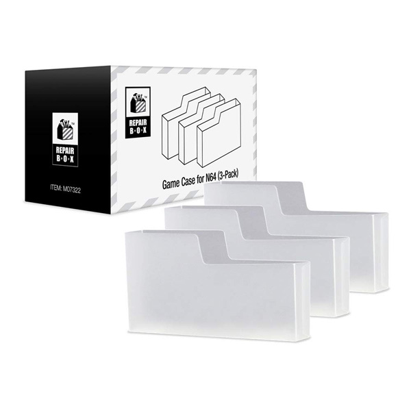 N64 Game Case/Dust Cover 3 Pack Retail Packaging [Repair Box]