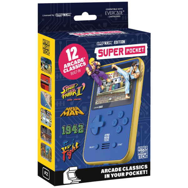 Capcom Super Pocket Preloaded Games Handheld Retro System