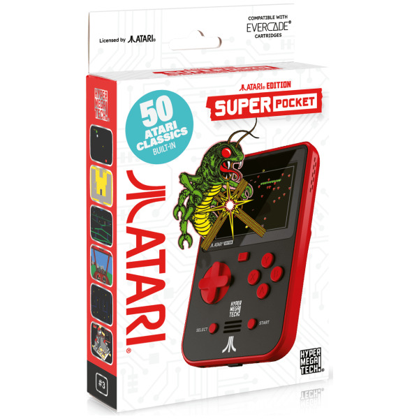 Atari Super Pocket Preloaded Games Handheld Retro System