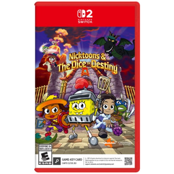 Nicktoons Dice of Destiny (Game-Key Card) - Switch 2 PREORDER - ESTIMATED SHIP DATE DEC 5 2025
