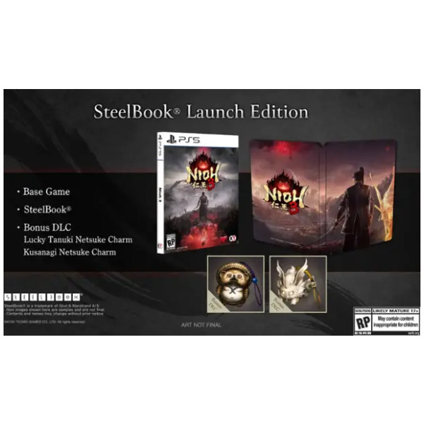 Alternative view of Nioh 3 Steelbook Launch Edition - PlayStation 5 PS5 PREORDER - ESTIMATED SHIP DATE FEB 6 2026