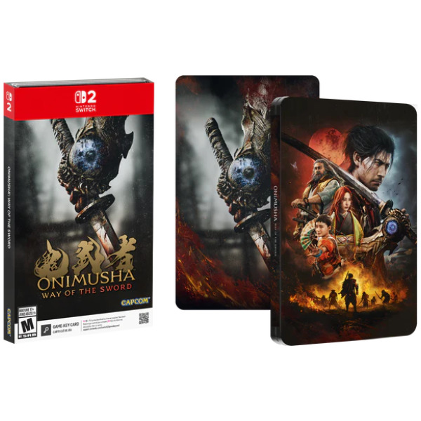 Onimusha Way of the Sword With Steelbook (Game-Key Card) - Switch 2 PREORDER - ESTIMATED SHIP DATE SEP 25 2026