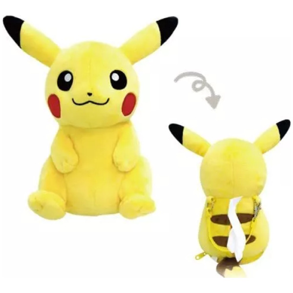 Pokemon - Pikachu Tissue Pouch Mascot 8" Plush