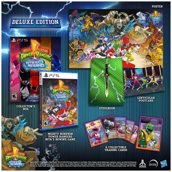 Mighty Morphin Power Rangers Ritas Rewind Deluxe Edition - PlayStation ...