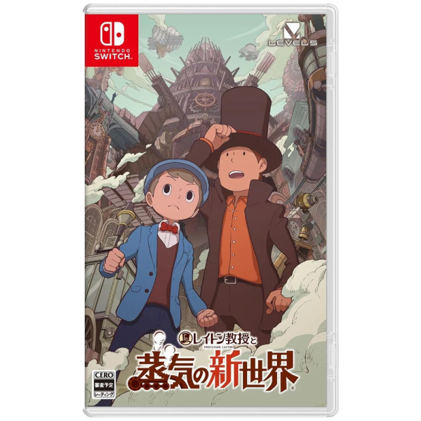 Professor Layton and The New World of Steam (JP) (Multi-Language) - Switch PREORDER - ESTIMATED SHIP DATE DEC 10 2026