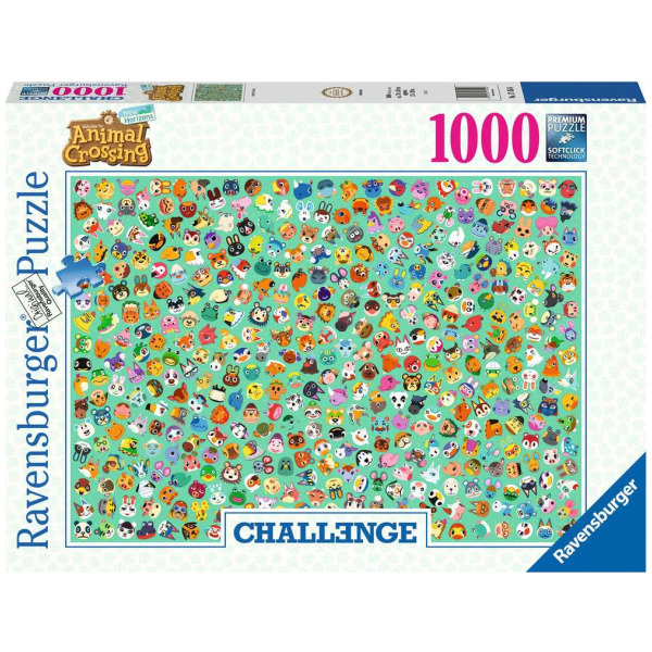 Animal Crossing Challenge 70 x 50 cm 1000pc Puzzle