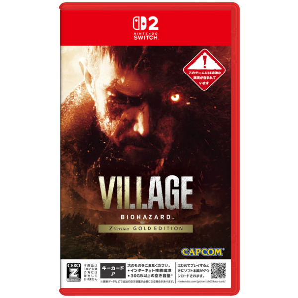 Biohazard Village Z Version Gold Edition (Resident Evil) (JP) (Game-Key Card) - Switch 2
