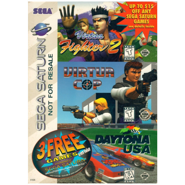 3 Pack - Saturn - Used - Disc Only