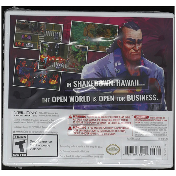 Shakedown Hawaii Nintendo 3DS PNP Games Online Store