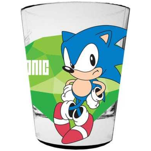 Sonic the Hedgehog Emerald Green Impatient Pose Sonic Shot Glass [Surreal Ent.]