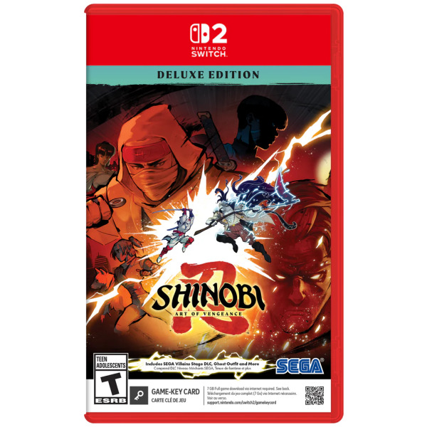 Shinobi Art of Vengeance Deluxe Edition (Game-Key Card) - Switch 2 PREORDER - ESTIMATED SHIP DATE SEP 24 2026