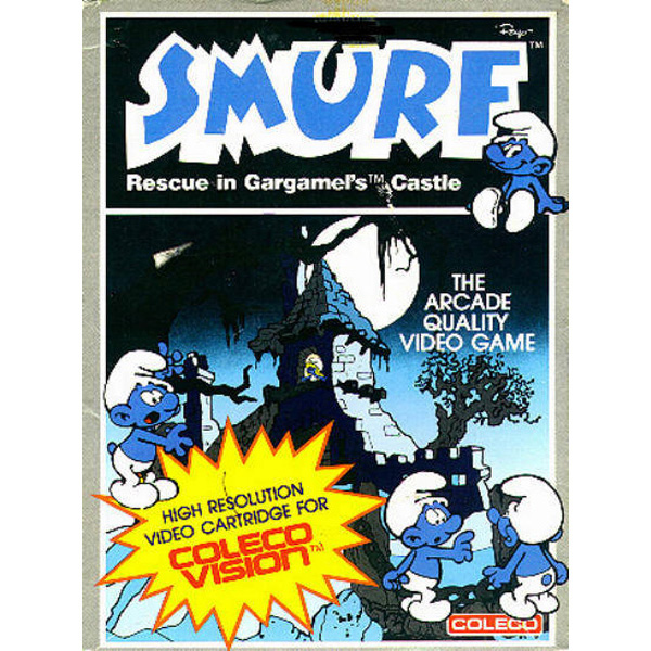 Smurfs: Rescue in Gargamel's Castle - Colecovision - Used - Cart Only