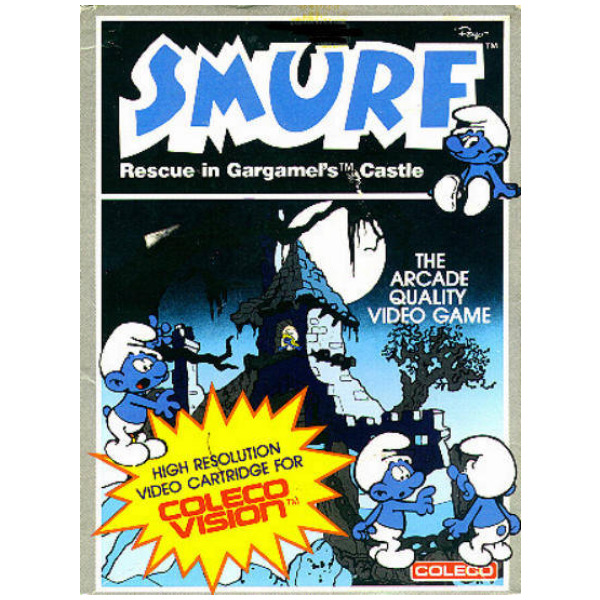 Smurfs: Rescue in Gargamel's Castle - Colecovision - Used