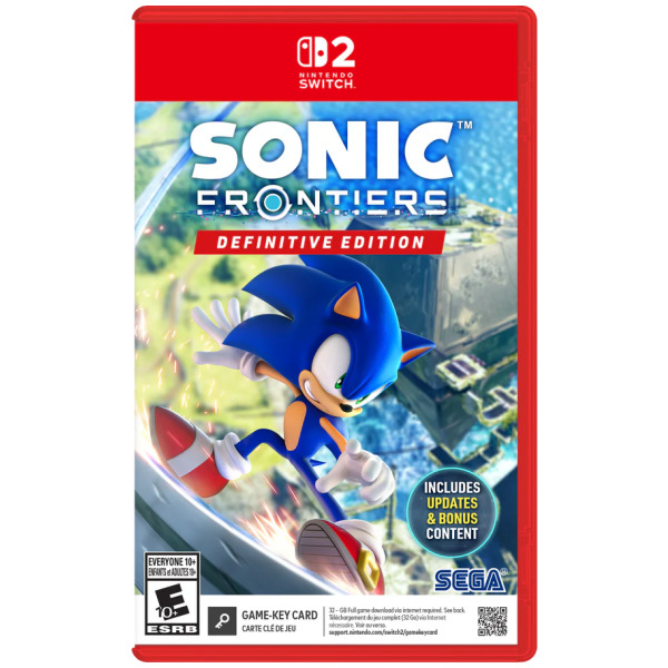 Sonic Frontiers Definitive Edition (Game-Key Card) - Switch 2
