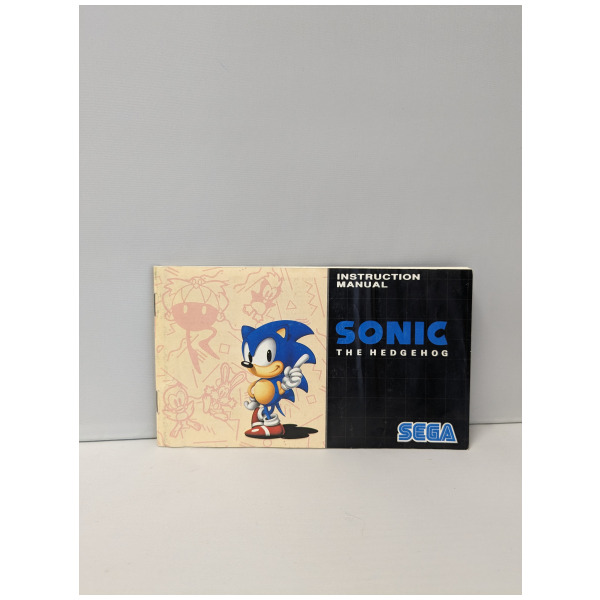 Sonic R Manual Sonic The Hedgehog Manual Only - PNP Games Online Store