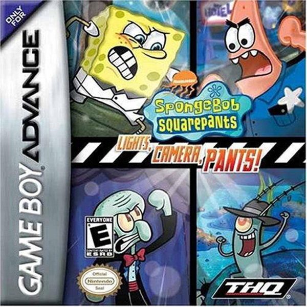 Spongebob Lights Camera Pants! Game Boy Advance Used Cart