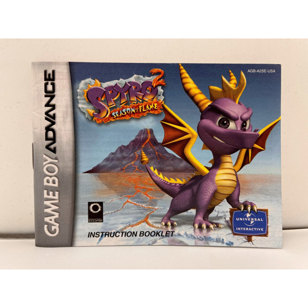 Spyro 2 Season of Flame Manual - PNP Games Online Store
