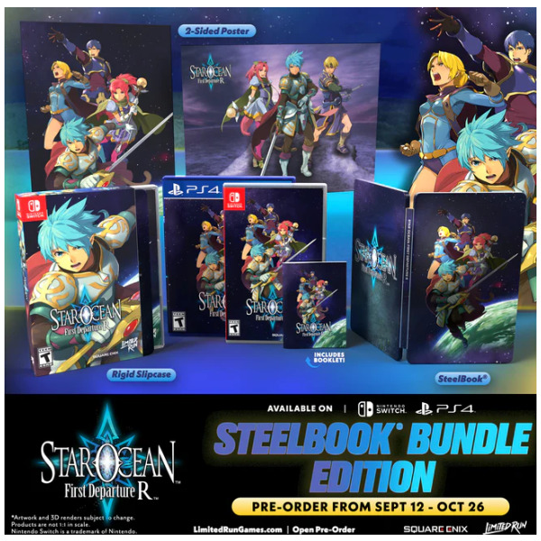 Alternative view of Star Ocean First Departure R Steelbook Edition - Switch