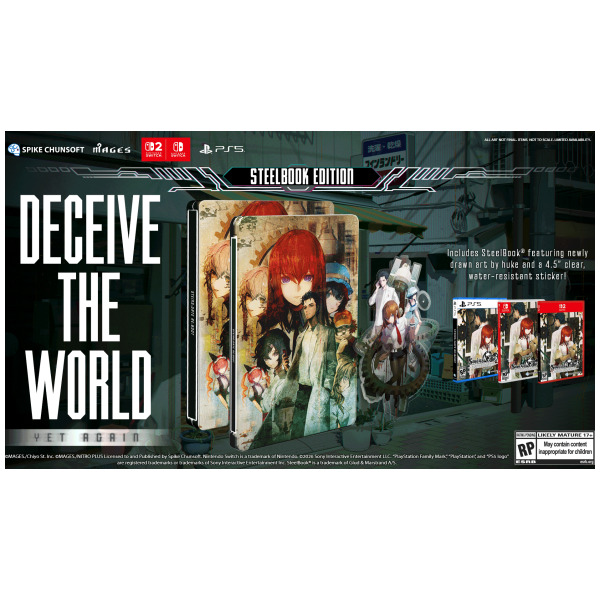Alternative view of Steins;Gate Re:Boot (Steelbook Edition) - Switch 2 PREORDER - ESTIMATED SHIP DATE OCT 29 2026