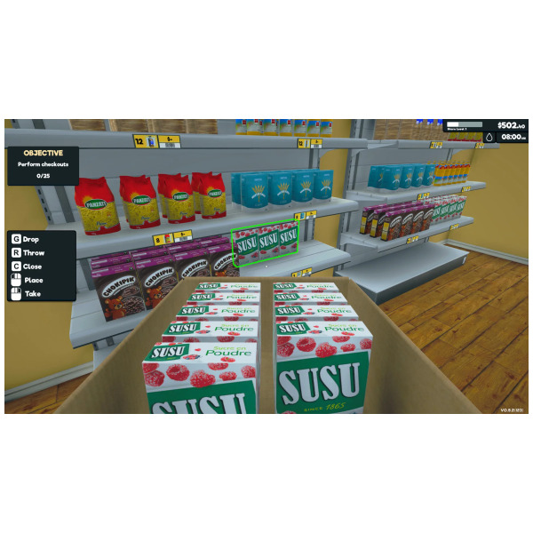 Alternative view of Supermarket Simulator - PlayStation 5 PS5 PREORDER - ESTIMATED SHIP DATE DEC 4 2026