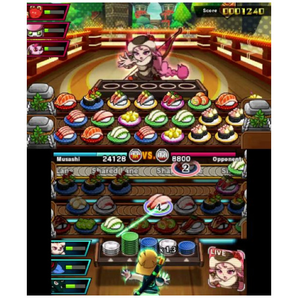 Alternative view of Sushi Striker the Way of Sushido - Nintendo 3DS