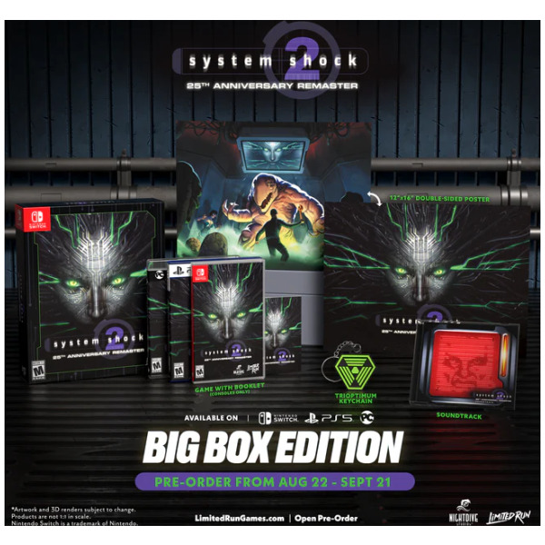 Alternative view of System Shock 2 25th Anniversary Remaster Big Box Edition (Limited Run Games) - PlayStation 5 PS5
