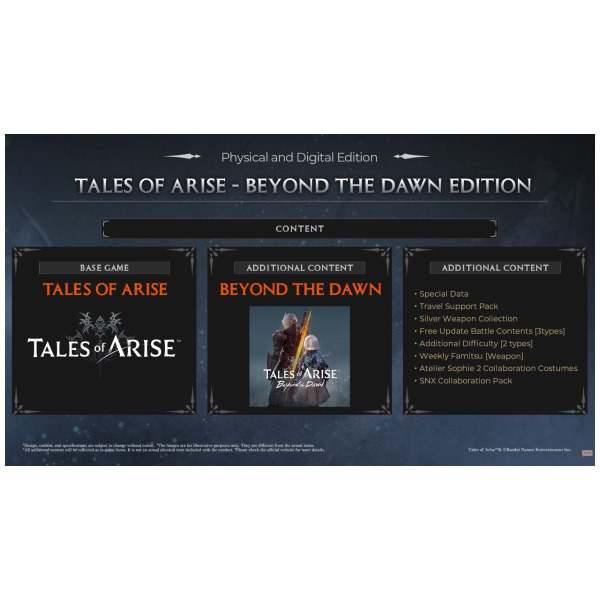 Alternative view of Tales of Arise Beyond the Dawn Edition (Game-Key Card) - Switch 2 PREORDER - ESTIMATED SHIP DATE MAY 22 2026