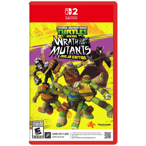 TMNT Arcade Wrath of the Mutants Ninja Edition (Game-Key Card) - Switch 2 PREORDER - ESTIMATED SHIP DATE OCT 9 2026