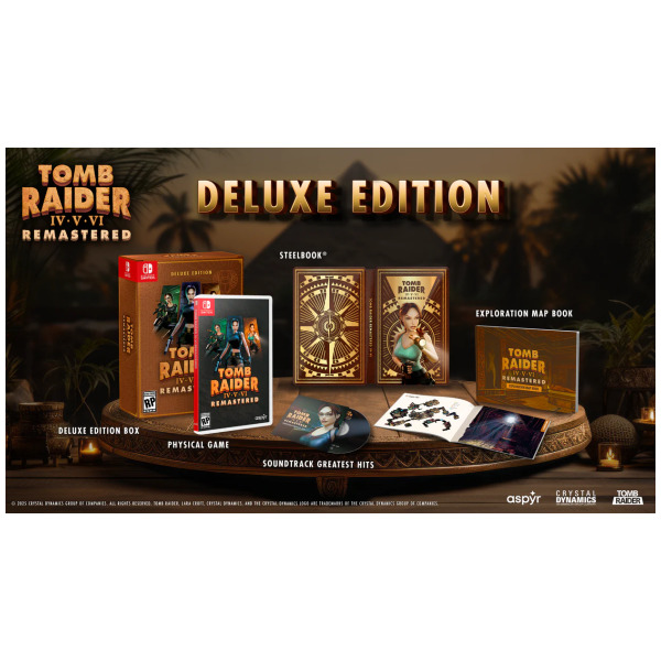 Tomb Raider IV-VI Remastered Deluxe Edition Switch PREORDER