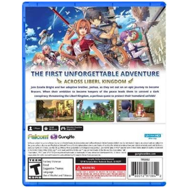 Alternative view of Trails in the Sky 1st Chapter - PlayStation 5 PS5