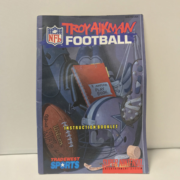TROY AIKMAN TECHNICAL SPECIFICATIONS AND USER MANUAL visual data 2