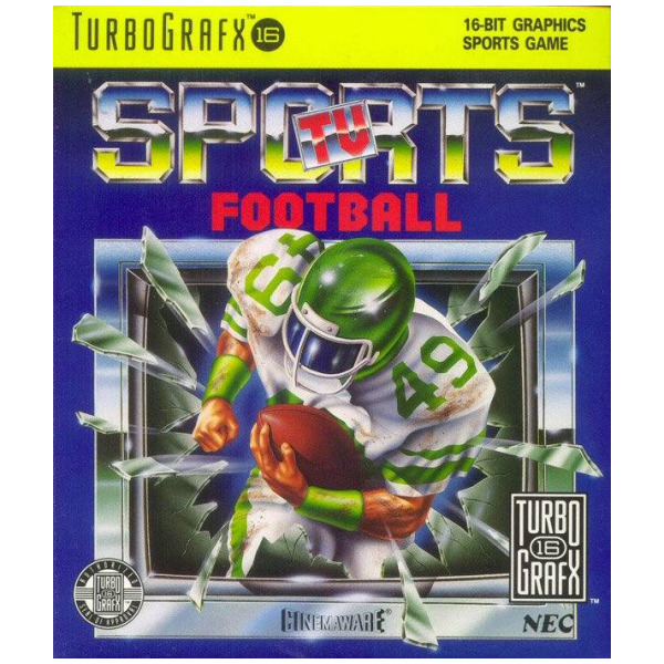 Turbo Grafx Tv Sports Football - Turbografx-16 - Used - Cart Only