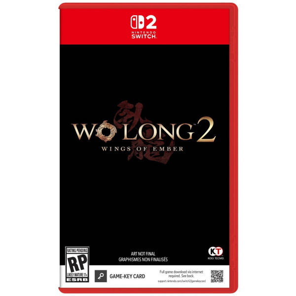 Wo Long 2 Wings of Ember (Game-Key Card) - Switch 2 PREORDER - ESTIMATED SHIP DATE MAR 4 2027