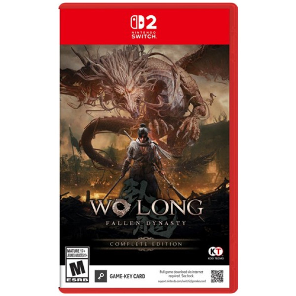 Wo Long Fallen Dynasty Complete Edition (Game-Key Card) - Switch 2 PREORDER - ESTIMATED SHIP DATE SEP 3 2026