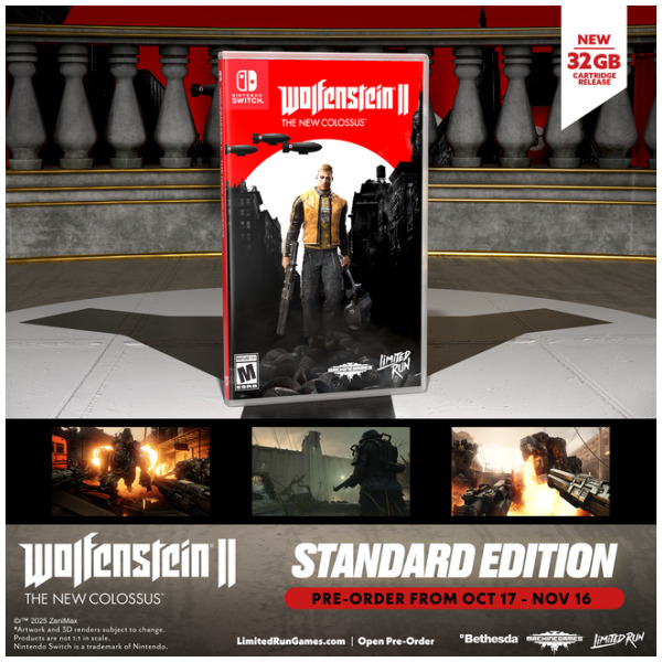 Alternative view of Wolfenstein 2 New Colossus - Switch