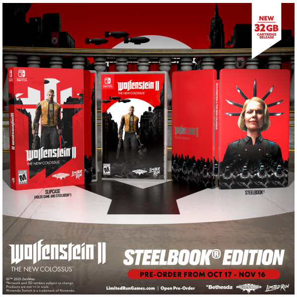 Alternative view of Wolfenstein 2 New Colossus Steelbook Edition - Switch