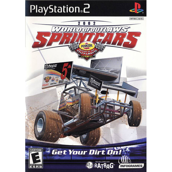 World of Outlaws Sprint Cars 2002 - PlayStation 2 PS2 - Used - Disc Only