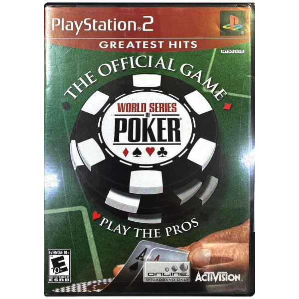 WORLD SERIES OF POKER GREATEST HITS - PlayStation 2 PS2 - Used - Disc Only