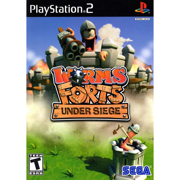 Worms Forts Under Seige - PlayStation 2 PS2 - Used - Disc Only