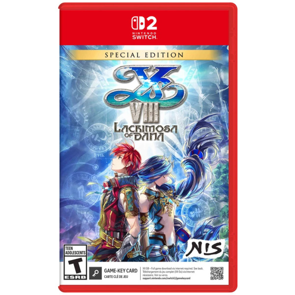 Ys VIII Lacrimosa of Dana Special Edition (Game-Key Card) - Switch 2 PREORDER - ESTIMATED SHIP DATE FEB 25 2027