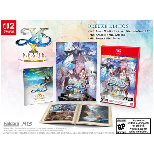 Alternative view of Ys X Proud Nordics Deluxe Edition (Game-Key Card) - Switch 2