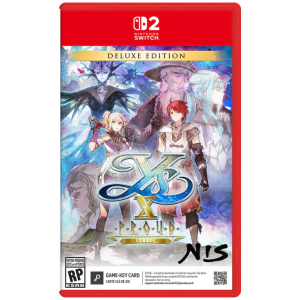 Ys X Proud Nordics Deluxe Edition (Game-Key Card) - Switch 2