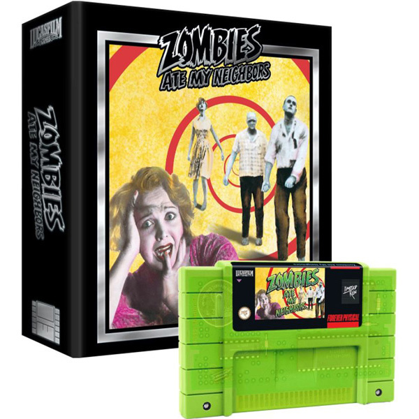 Zombies Ate My Neighbors Collectors Edition Green Cart (Limited Run Games) - Super Nintendo SNES