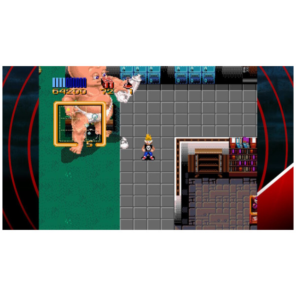 Alternative view of Zombies Ate My Neighbors Grey Cart (Limited Run Games) - Super Nintendo SNES